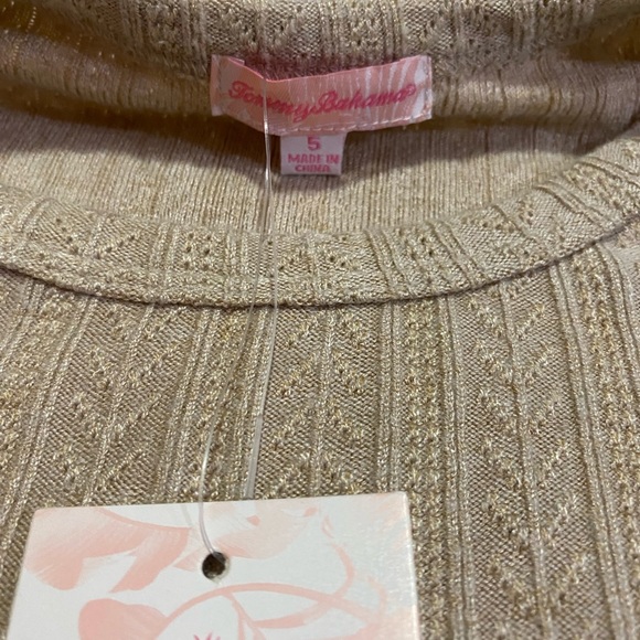 Brand New Girls Tommy Bahama Knit Sweater Set With Scrunchie - Picture 3 of 9